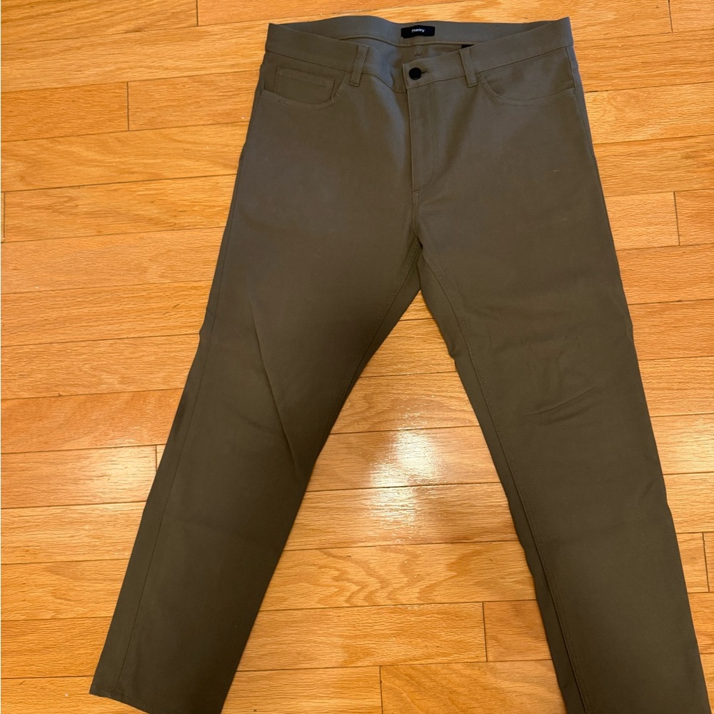 Theory Olive Green Chinos